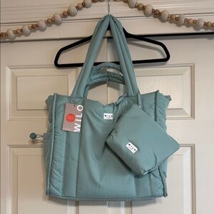 WILO Sage Book Bag with Pouch & Luggage Travel Sleeve